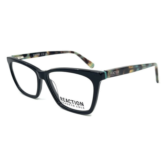 NWT KENNETH COLE RE KC0953 001 53 Shiny Black Eyeglasses